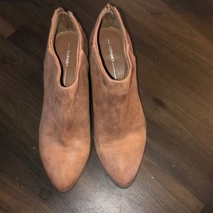 Report Tan Suede Booties